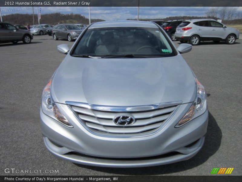 Radiant Silver / Gray 2012 Hyundai Sonata GLS