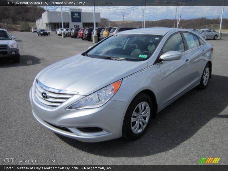 Radiant Silver / Gray 2012 Hyundai Sonata GLS