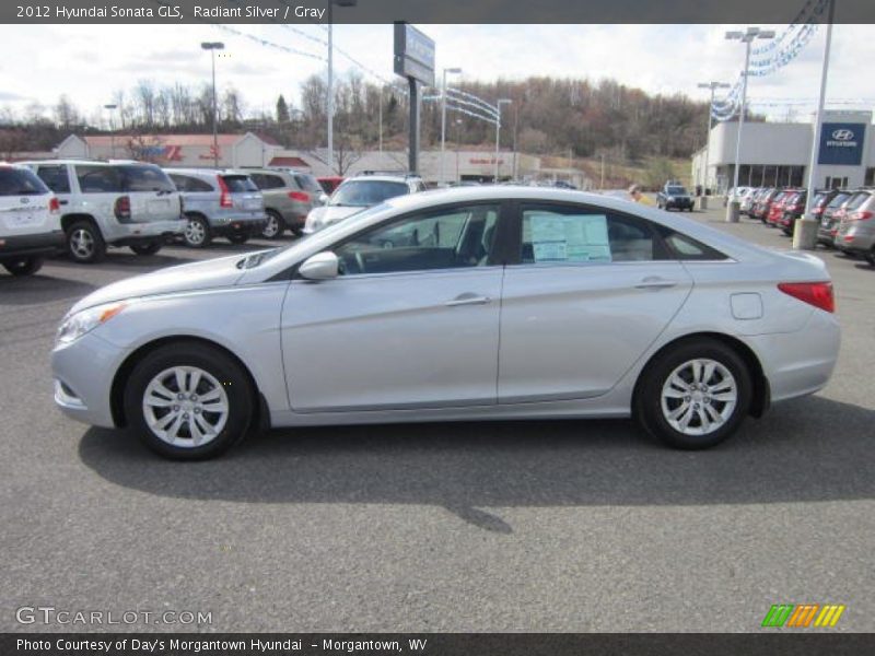 Radiant Silver / Gray 2012 Hyundai Sonata GLS