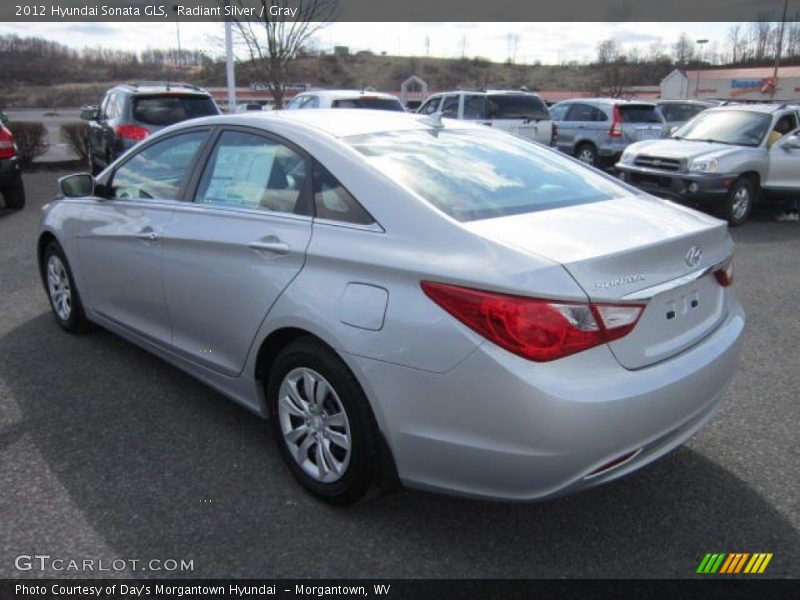 Radiant Silver / Gray 2012 Hyundai Sonata GLS