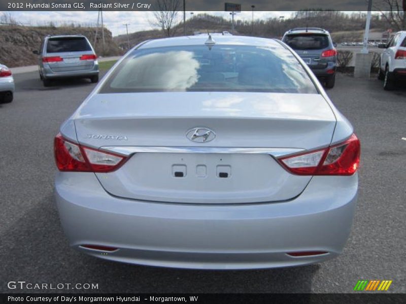 Radiant Silver / Gray 2012 Hyundai Sonata GLS