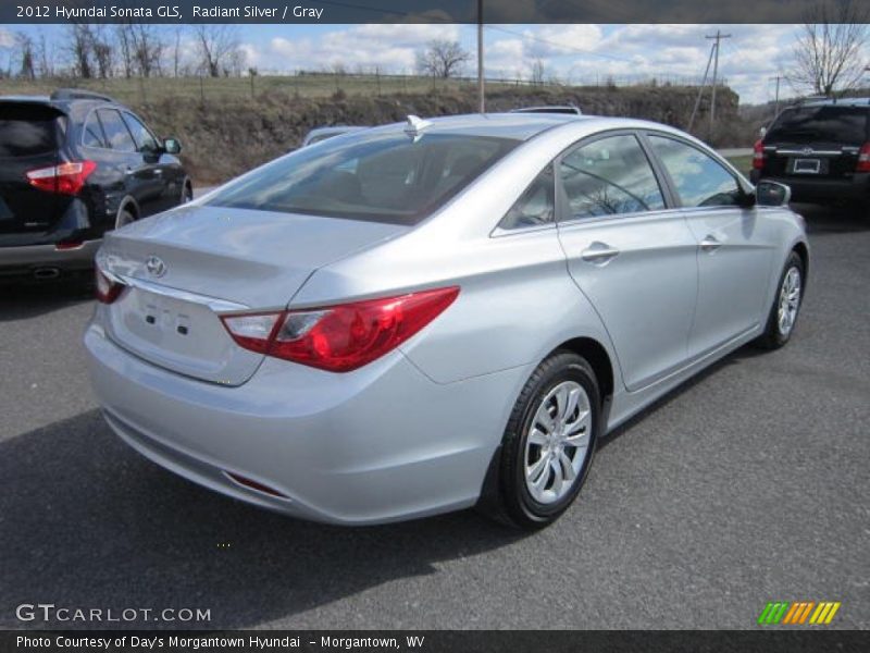 Radiant Silver / Gray 2012 Hyundai Sonata GLS