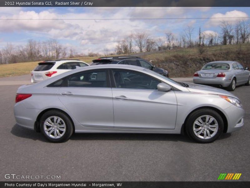 Radiant Silver / Gray 2012 Hyundai Sonata GLS