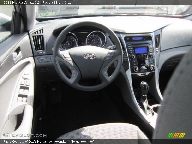Radiant Silver / Gray 2012 Hyundai Sonata GLS