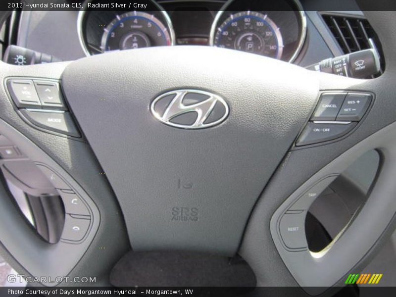 Radiant Silver / Gray 2012 Hyundai Sonata GLS