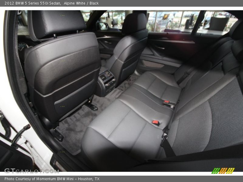Alpine White / Black 2012 BMW 5 Series 550i Sedan