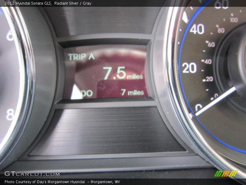 Radiant Silver / Gray 2012 Hyundai Sonata GLS