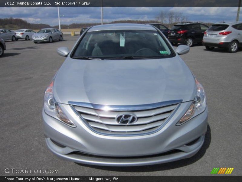Radiant Silver / Gray 2012 Hyundai Sonata GLS