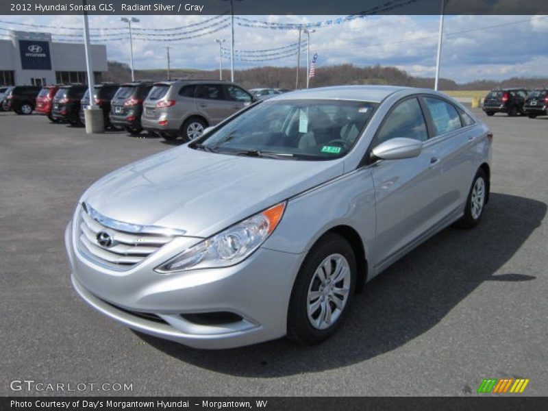 Radiant Silver / Gray 2012 Hyundai Sonata GLS