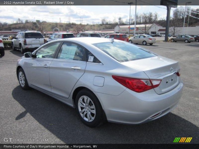 Radiant Silver / Gray 2012 Hyundai Sonata GLS