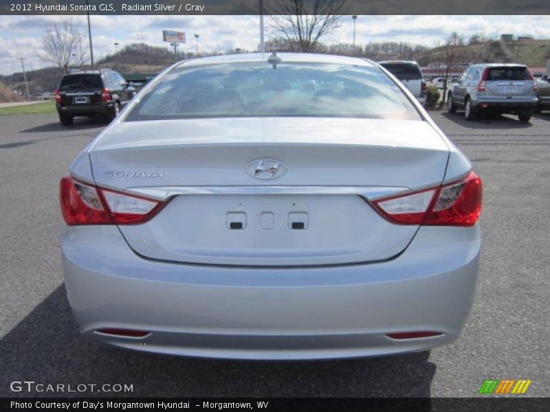 Radiant Silver / Gray 2012 Hyundai Sonata GLS