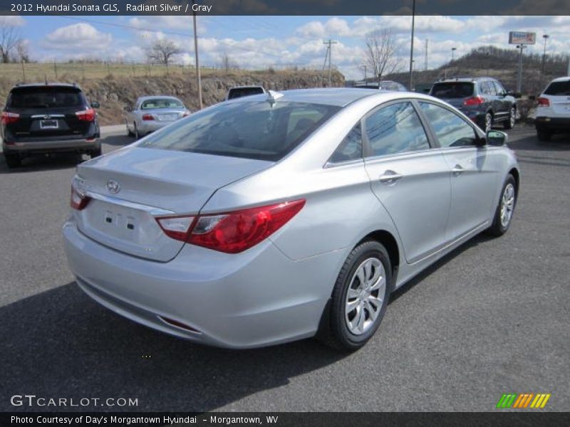 Radiant Silver / Gray 2012 Hyundai Sonata GLS