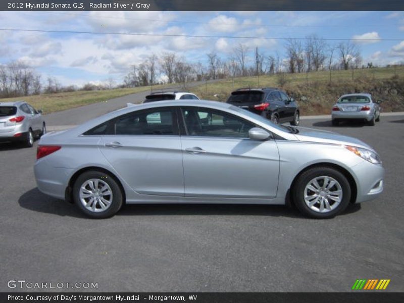 Radiant Silver / Gray 2012 Hyundai Sonata GLS