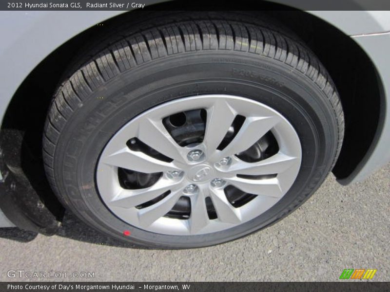 Radiant Silver / Gray 2012 Hyundai Sonata GLS