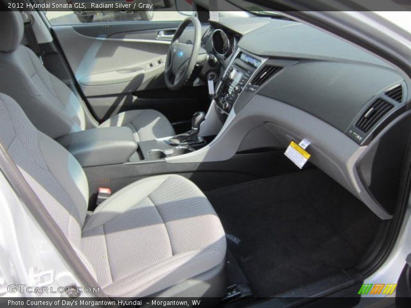 Radiant Silver / Gray 2012 Hyundai Sonata GLS