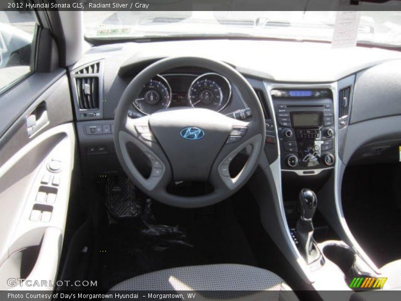 Radiant Silver / Gray 2012 Hyundai Sonata GLS
