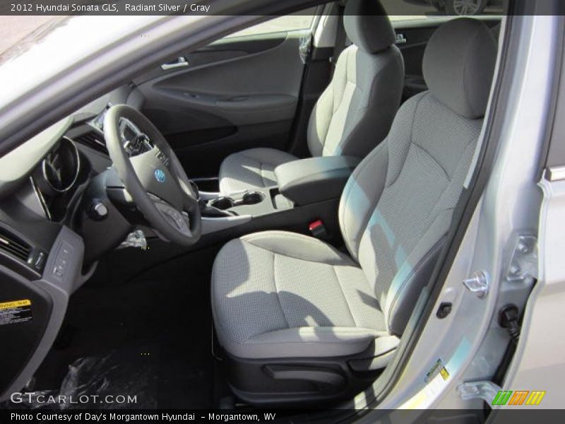 Radiant Silver / Gray 2012 Hyundai Sonata GLS