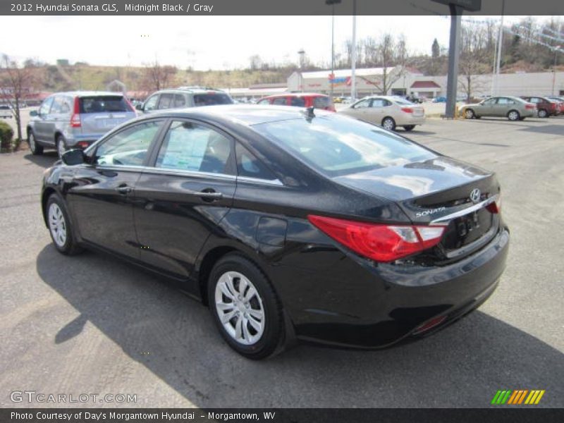 Midnight Black / Gray 2012 Hyundai Sonata GLS