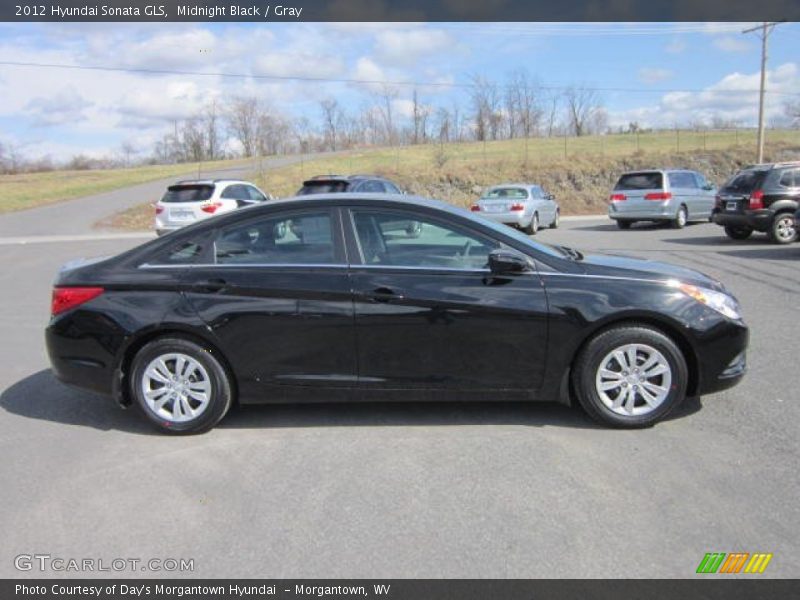 Midnight Black / Gray 2012 Hyundai Sonata GLS
