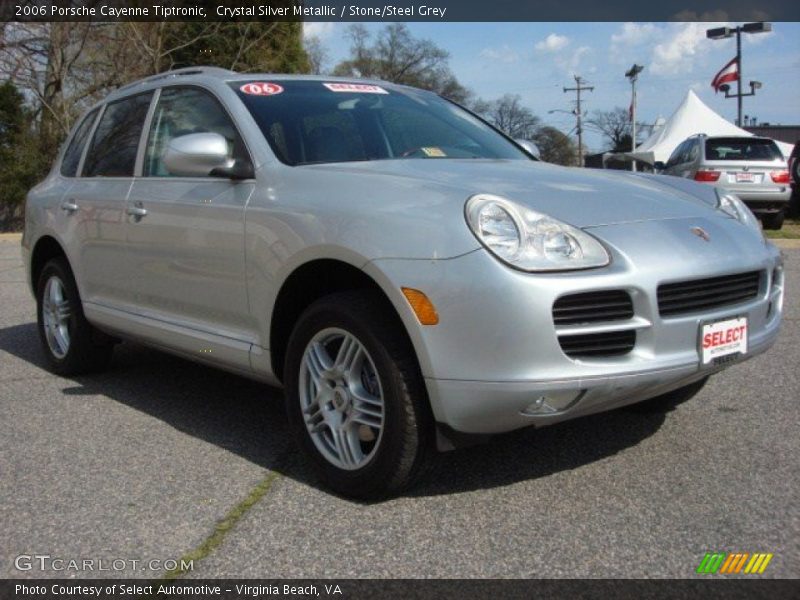 Crystal Silver Metallic / Stone/Steel Grey 2006 Porsche Cayenne Tiptronic