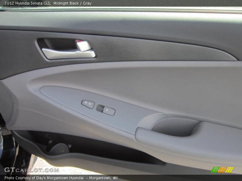 Midnight Black / Gray 2012 Hyundai Sonata GLS