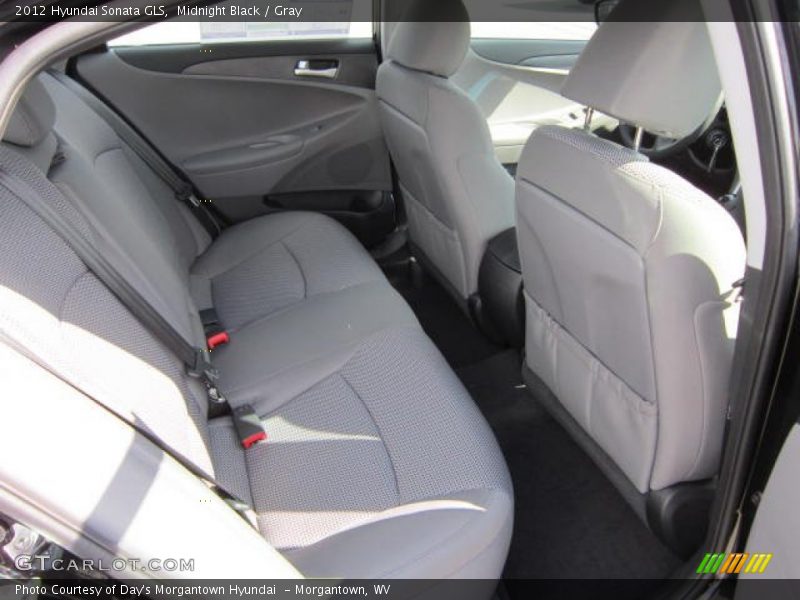 Midnight Black / Gray 2012 Hyundai Sonata GLS