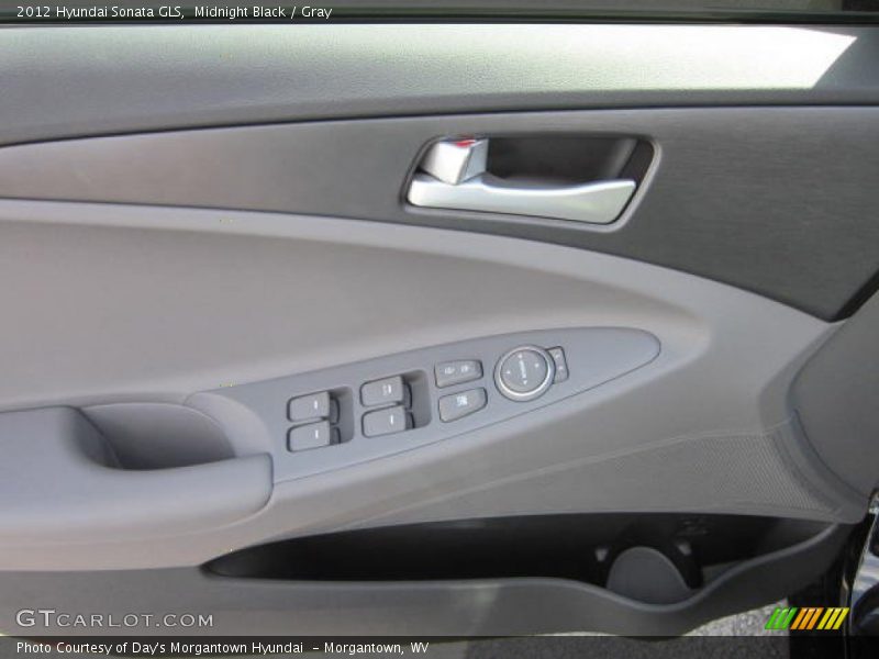 Midnight Black / Gray 2012 Hyundai Sonata GLS