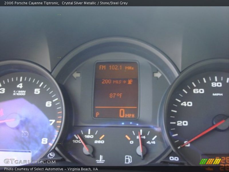  2006 Cayenne Tiptronic Tiptronic Gauges