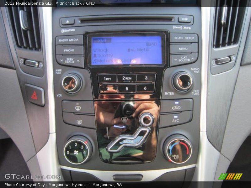 Midnight Black / Gray 2012 Hyundai Sonata GLS