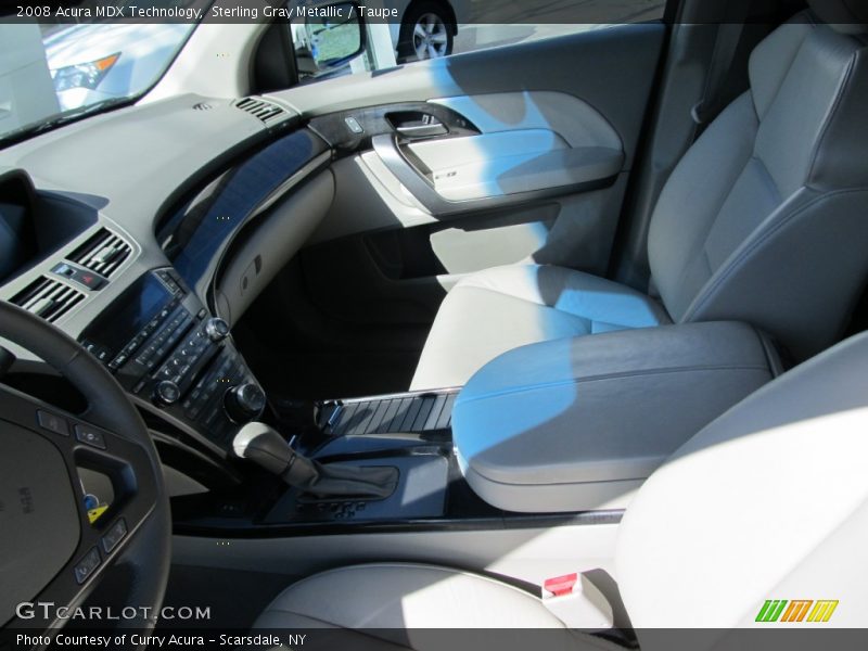 Sterling Gray Metallic / Taupe 2008 Acura MDX Technology