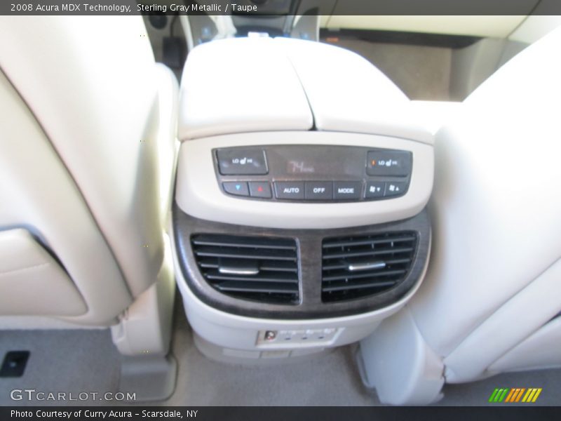 Sterling Gray Metallic / Taupe 2008 Acura MDX Technology