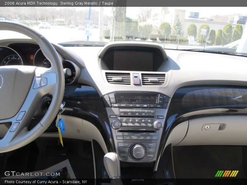 Sterling Gray Metallic / Taupe 2008 Acura MDX Technology