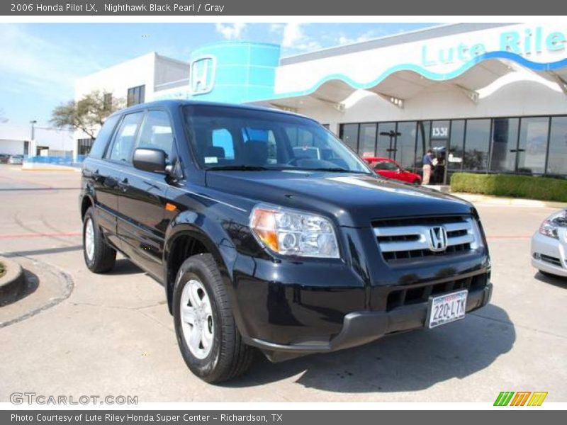 Nighthawk Black Pearl / Gray 2006 Honda Pilot LX