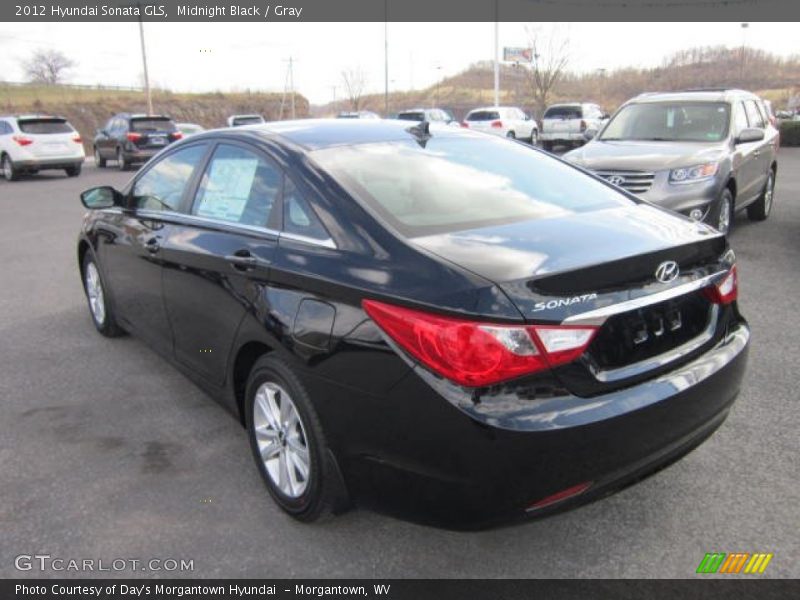 Midnight Black / Gray 2012 Hyundai Sonata GLS