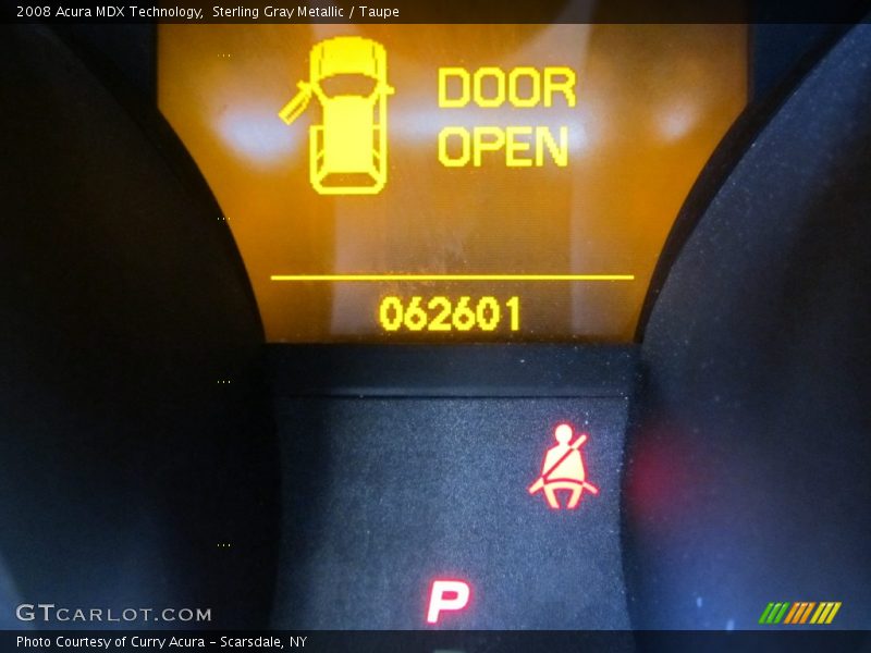 Sterling Gray Metallic / Taupe 2008 Acura MDX Technology