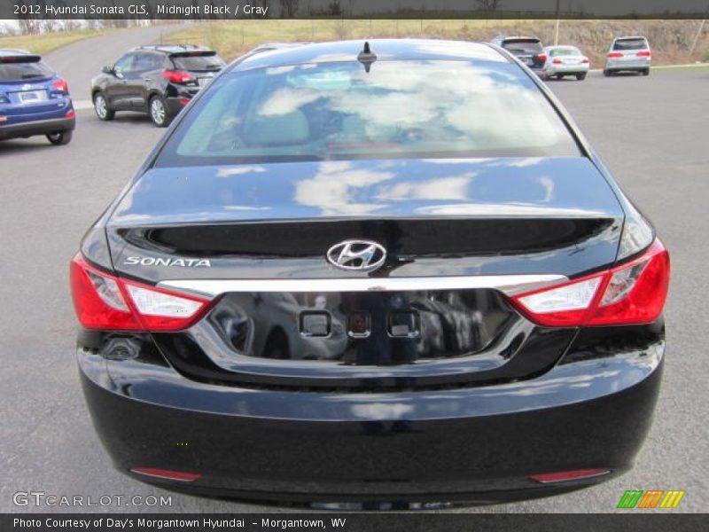 Midnight Black / Gray 2012 Hyundai Sonata GLS