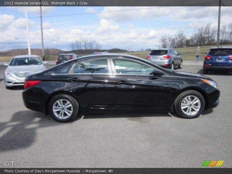 Midnight Black / Gray 2012 Hyundai Sonata GLS