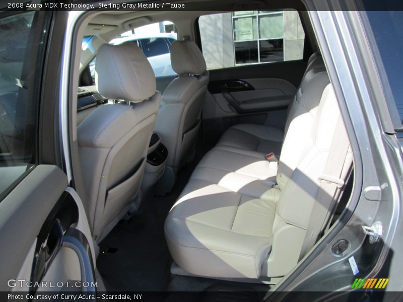Sterling Gray Metallic / Taupe 2008 Acura MDX Technology