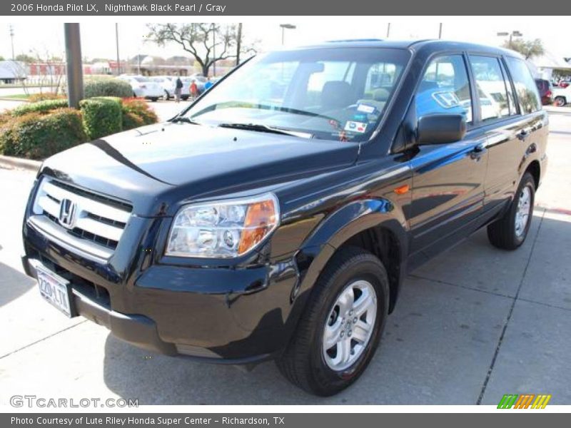 Nighthawk Black Pearl / Gray 2006 Honda Pilot LX