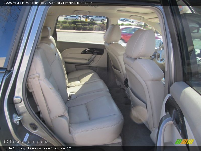 Sterling Gray Metallic / Taupe 2008 Acura MDX Technology