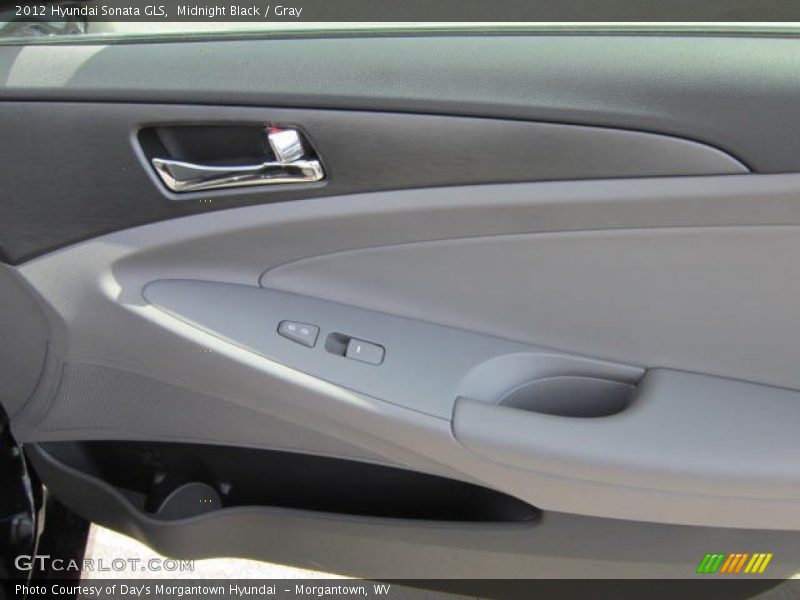 Midnight Black / Gray 2012 Hyundai Sonata GLS