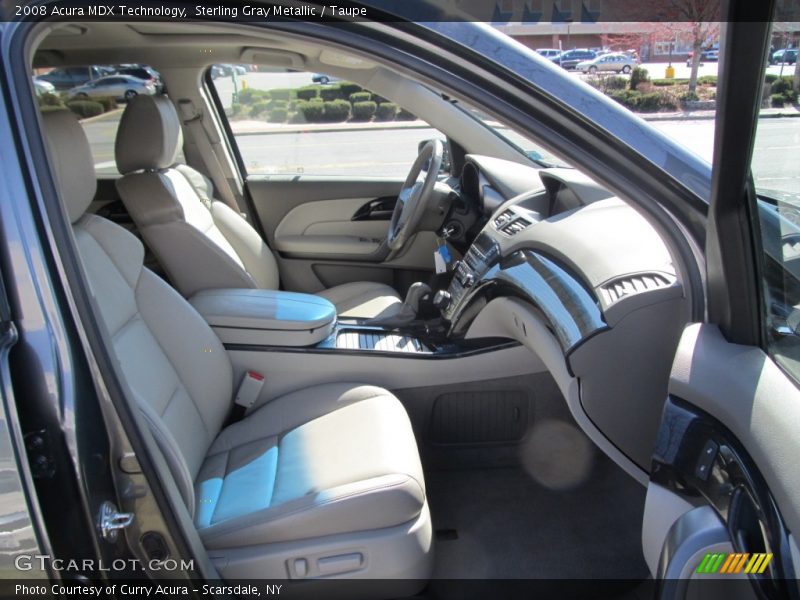 Sterling Gray Metallic / Taupe 2008 Acura MDX Technology