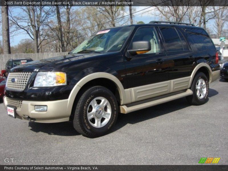 Black Clearcoat / Medium Parchment 2005 Ford Expedition Eddie Bauer 4x4