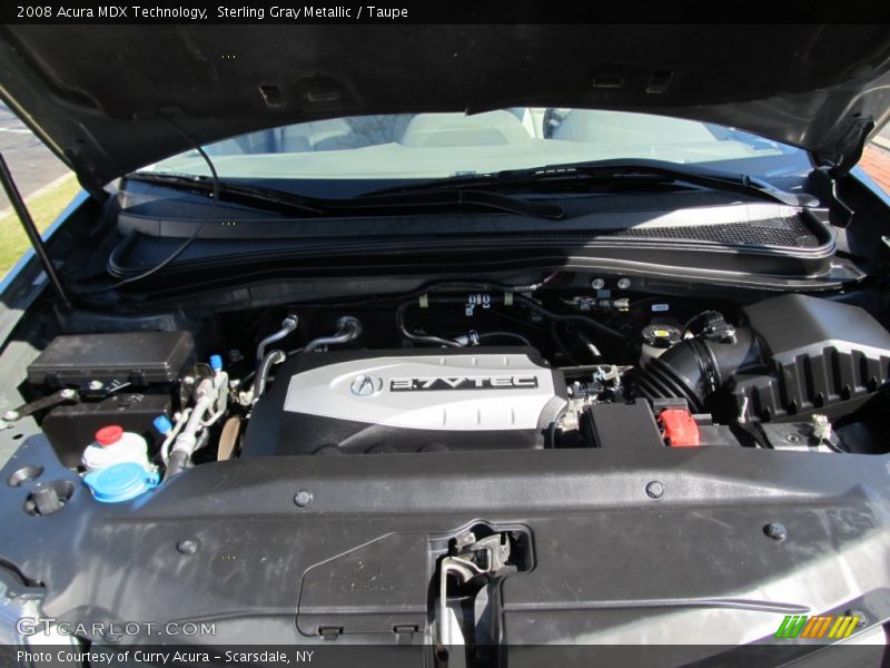 Sterling Gray Metallic / Taupe 2008 Acura MDX Technology