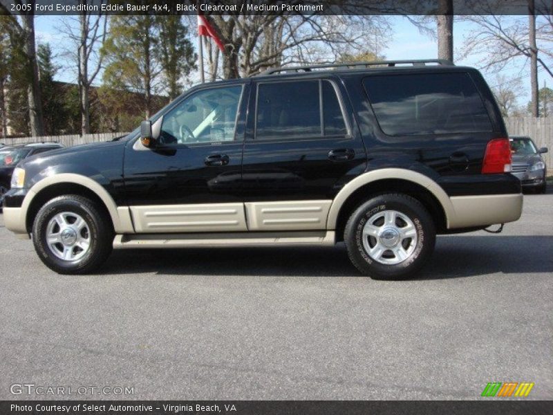 Black Clearcoat / Medium Parchment 2005 Ford Expedition Eddie Bauer 4x4