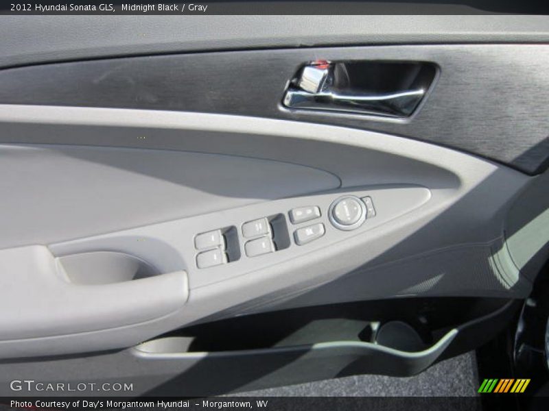 Midnight Black / Gray 2012 Hyundai Sonata GLS