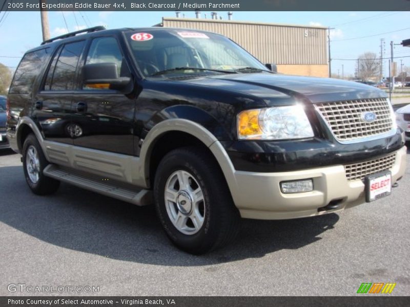 Black Clearcoat / Medium Parchment 2005 Ford Expedition Eddie Bauer 4x4