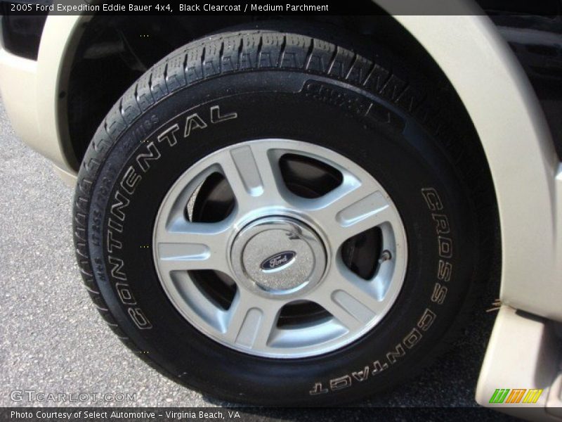 Black Clearcoat / Medium Parchment 2005 Ford Expedition Eddie Bauer 4x4