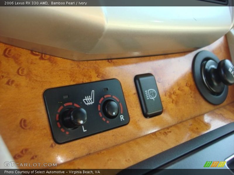 Controls of 2006 RX 330 AWD