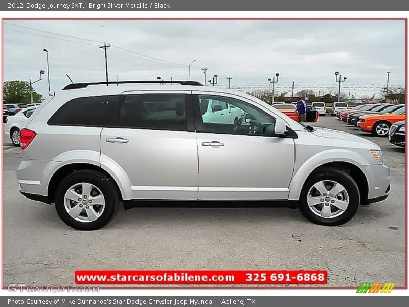 Bright Silver Metallic / Black 2012 Dodge Journey SXT